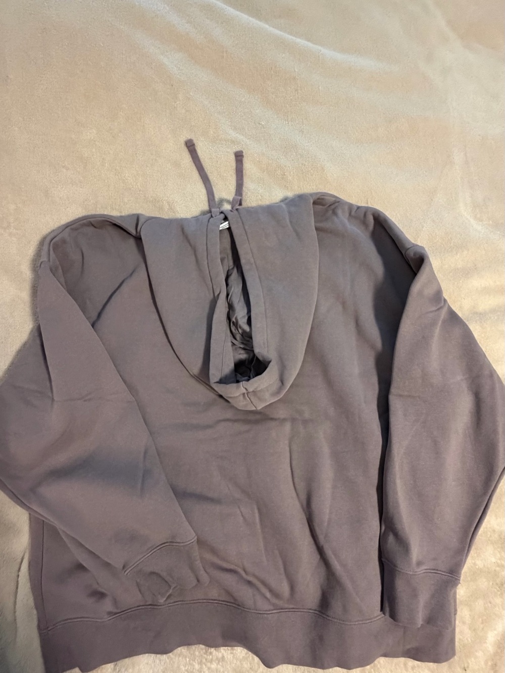 Puma Womens Hoodie with White Logo - Gray - Picture 5 of 5